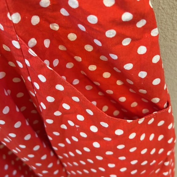 Vintage strapless polka dot dress with pockets! - Picture 2 of 7